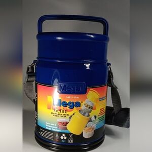 Mega Genie Stainless Steel Food Flask NEW